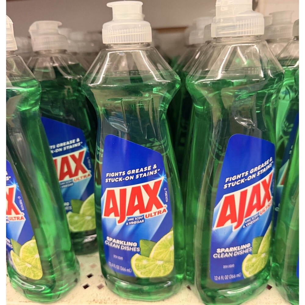 Ajax Ultra Triple Action Dishwashing Liquid Soap, 12.4 fl oz (LOT OF 12)